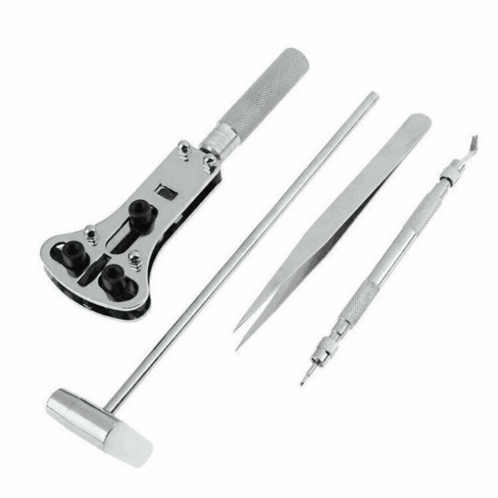 147PCS Watch Repair Kit Watchmaker Back Case Remover Opener Link Pin Spring Bar