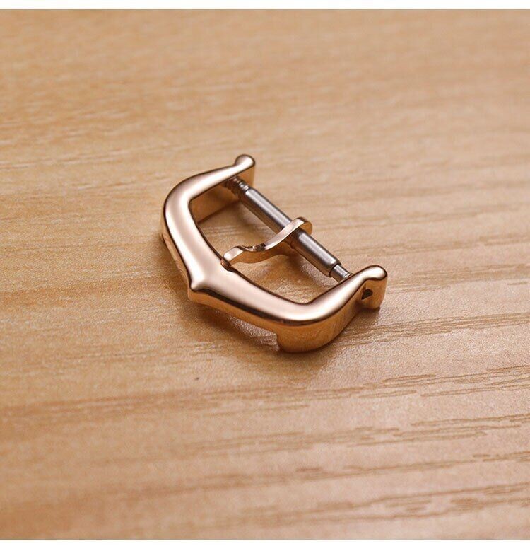 Stainless Steel Pin Buckle 12-18mm For Cartier Watchbands Silver Rose Gold Hot
