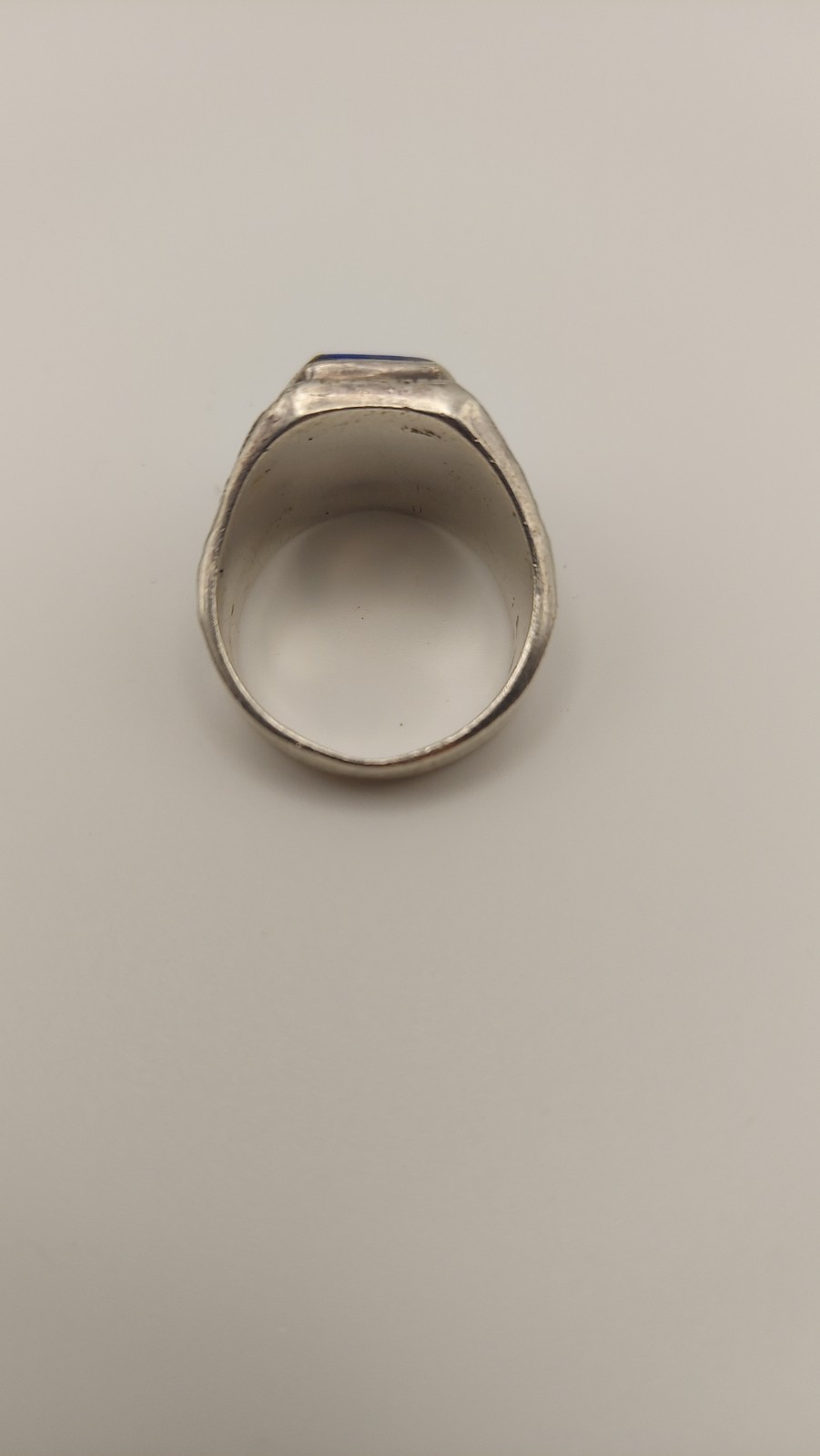 vintage Native sterling silver multi stone ring, size 10.5