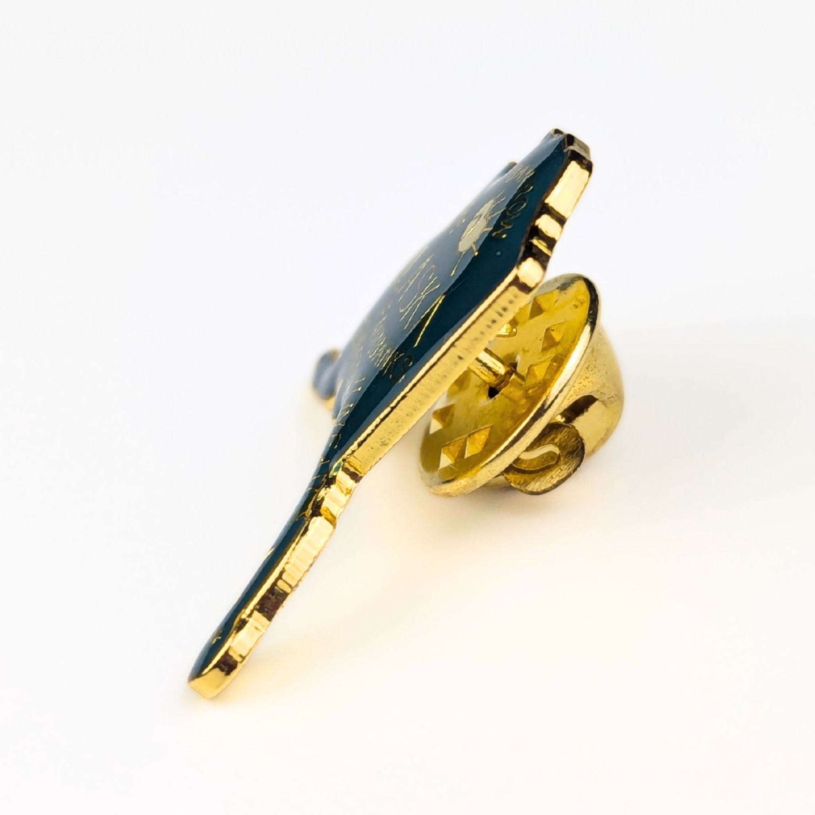 Alaska Artistic Map Lapel Pin; Die-Struck Steel Alloy