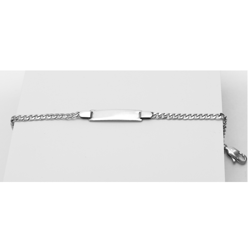 Personalized Gold Name Plate Id Bracelets for Name Plate Bracket