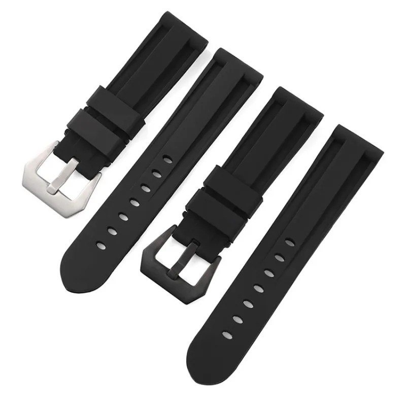 Silicone Rubber Watch Band Sport Replacement Strap 20mm 22mm 24mm 26mm