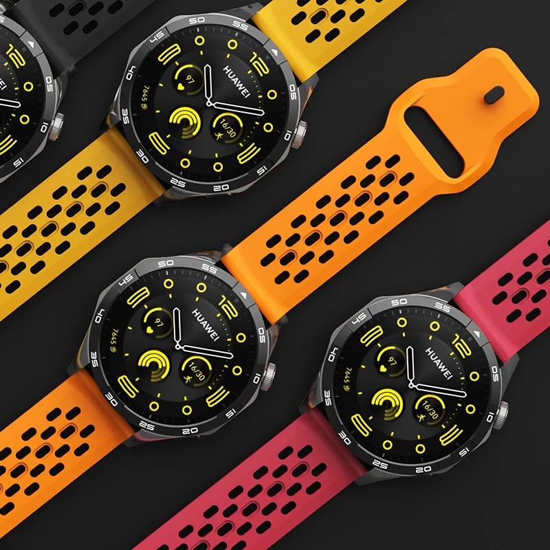 Universal Silicone Watch Strap 18mm 20mm 22mm Sport Band