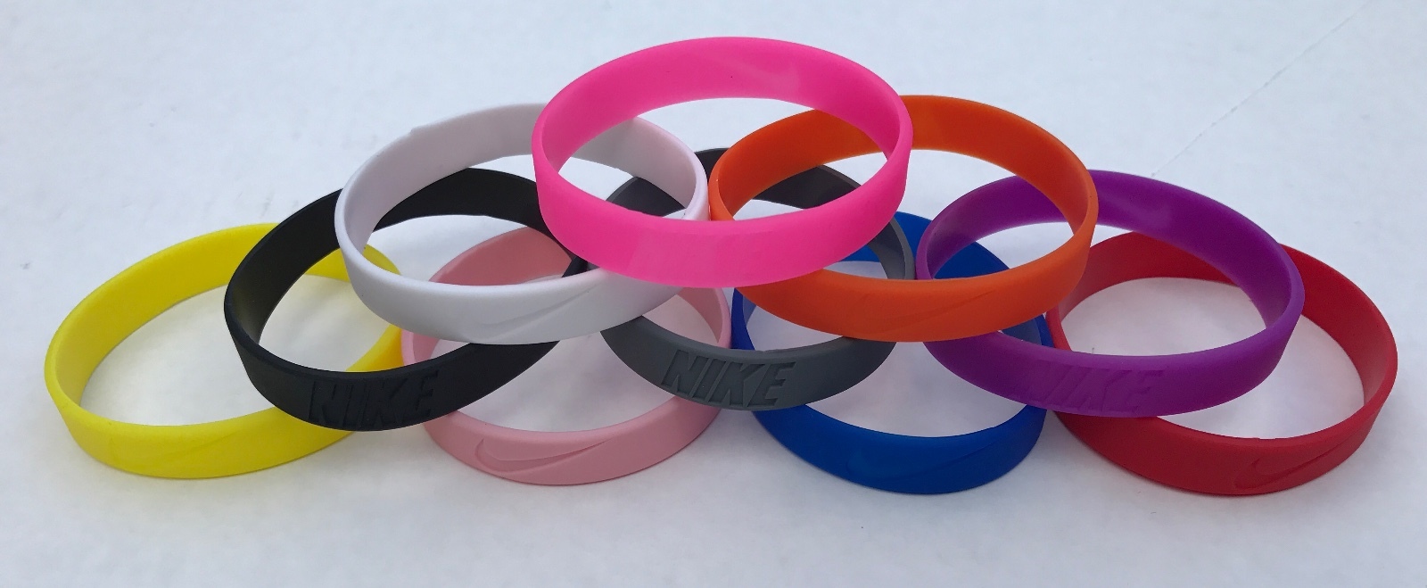 1 (One) Debossed Nike Sport Baller Band Silicone Rubber Bracelet Wristband