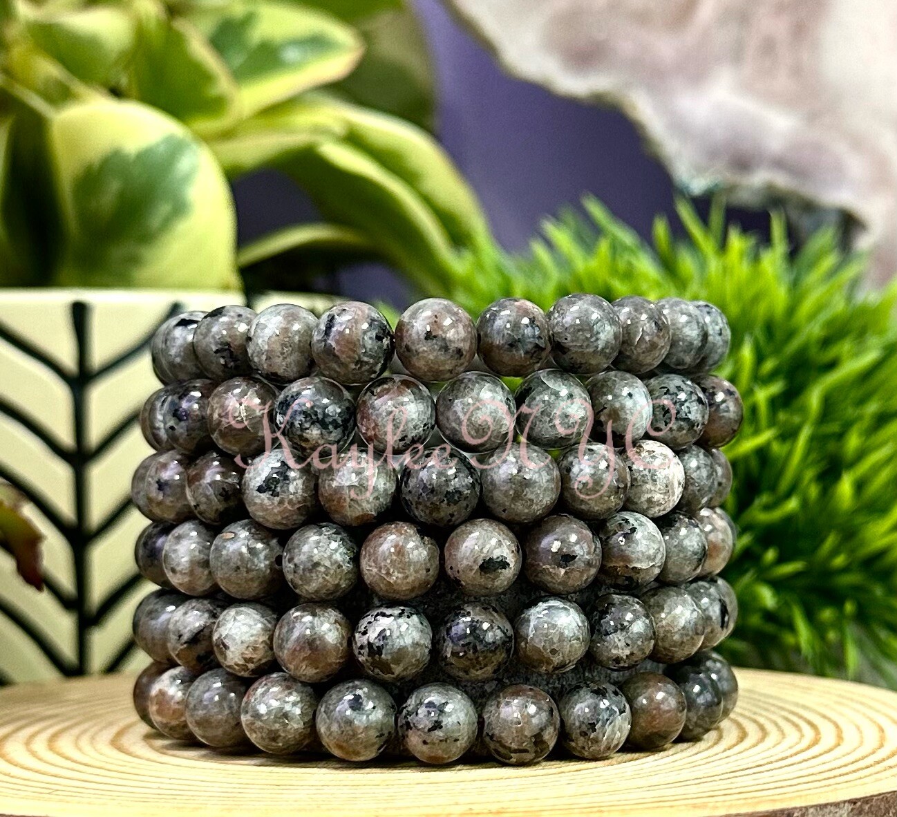 Wholesale 6 Pcs Natural Yooperlite Bracelet 8mm 7.5” Healing Energy Crystal