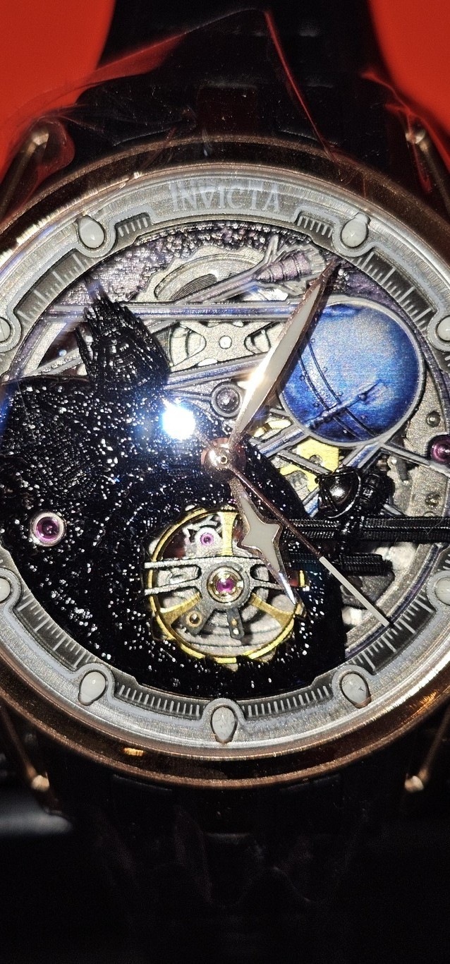 Invicta Celestial Naosia Automatic Men’s Watch w/ Skeleton Dial – 45mm, Black (6