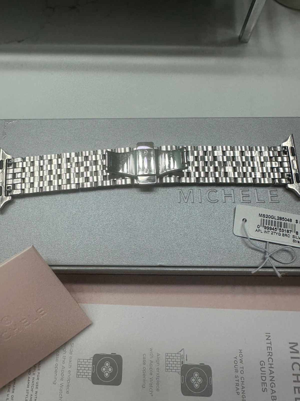 MICHELE Two-Tone 18K Gold-Plated Bracelet Band for Apple watch