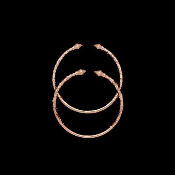 The Great Pyramid Manhattan West Indian Bangles | 18K Rose Gold
