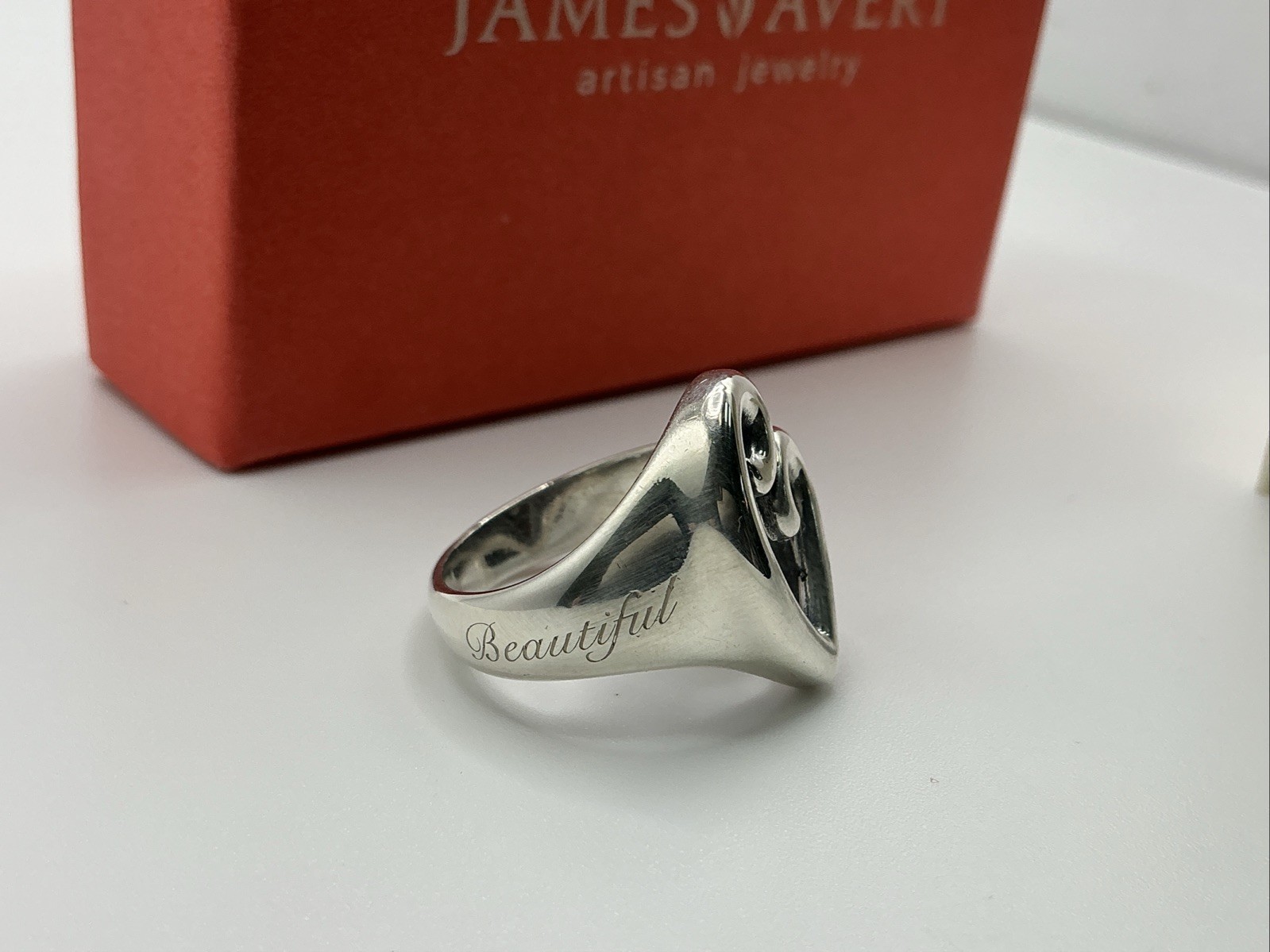James Avery – A Mother’s Love Ring – Size 7 – Beautiful Mother Engraved