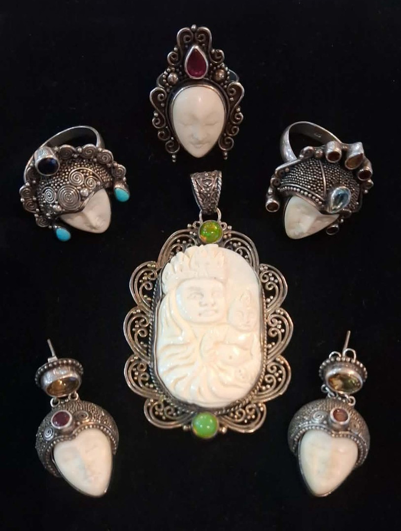 Sajen-Style Sterling Silver Jewelry Lot 2.08 troy ounces