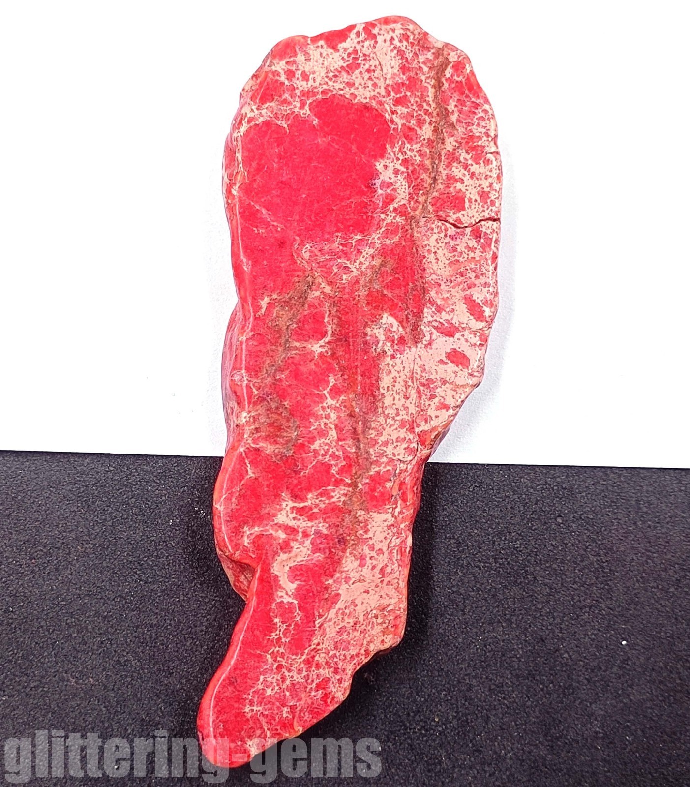 IGL Certified 186 Ct Red Turquoise Slab Rough Natural Gemstone from Arizona 5DNC