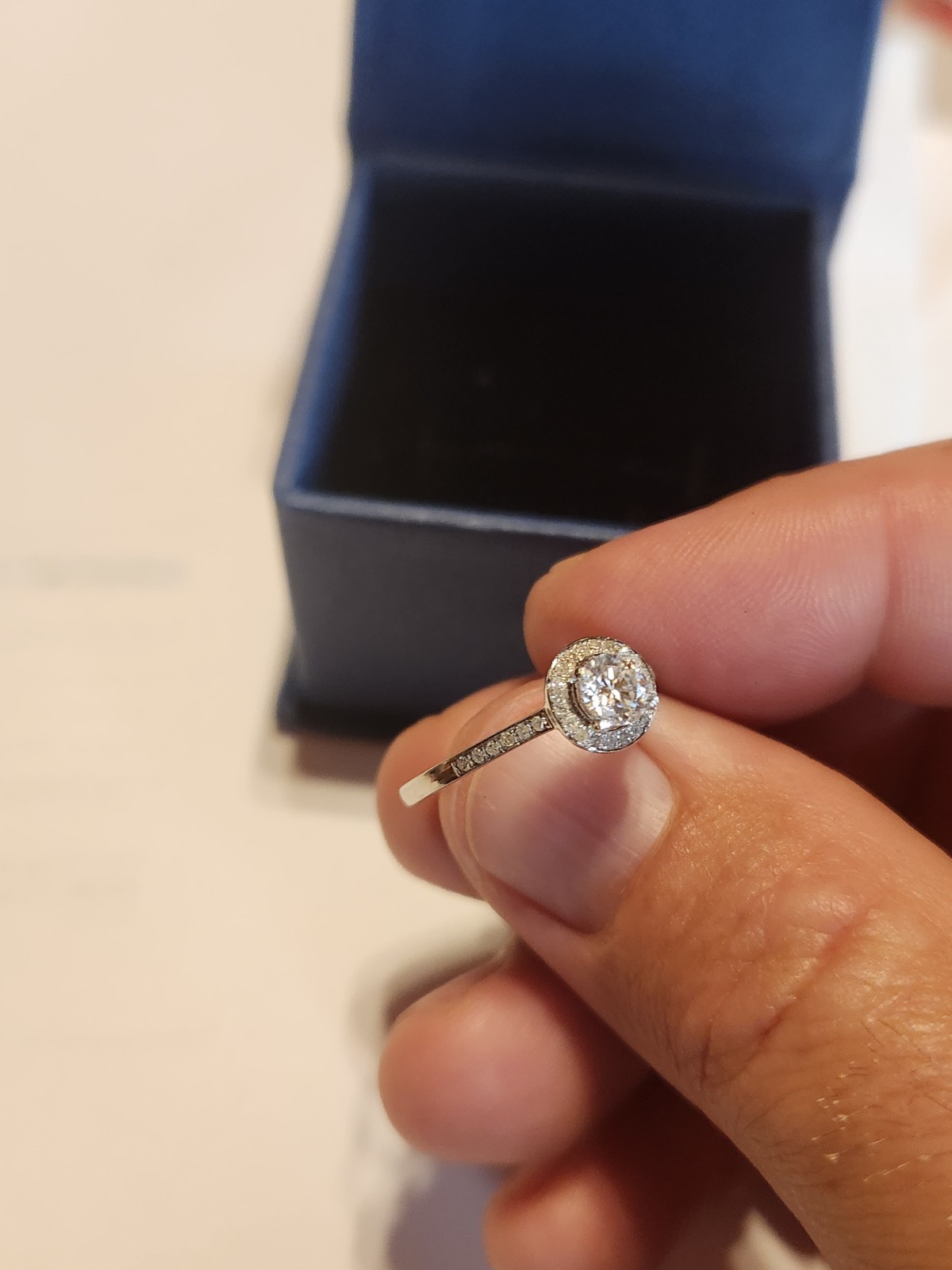 .6ctw GDGL certified natural African diamond white gold over 925 sliver ring 7.5