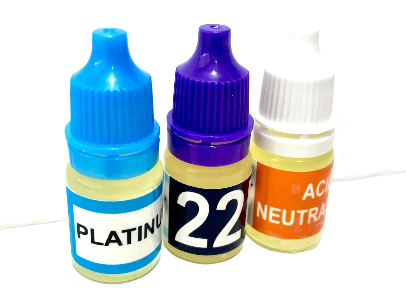 Gold Silver Platinum Testing Acids, 10k 14k 18k 22k-24k .999 .925 or Platinum