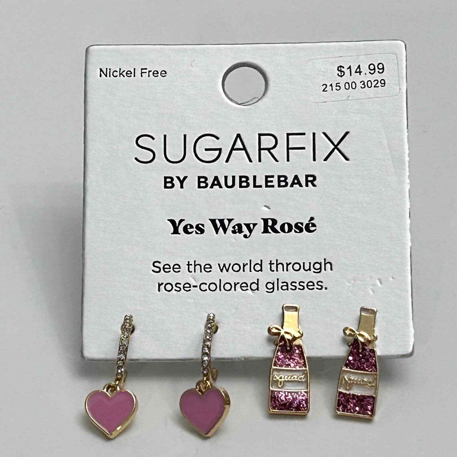 SUGARFIX by BaubleBar ‘Yes Way Rose’ Earring Set Pink/Purple