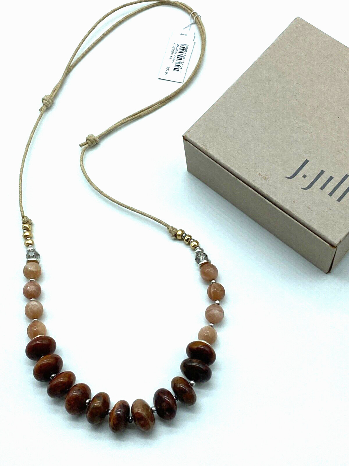 J.Jill ~ NEW Gorgeous Highland Horizon Beaded Necklace ~ NWT(2W11)