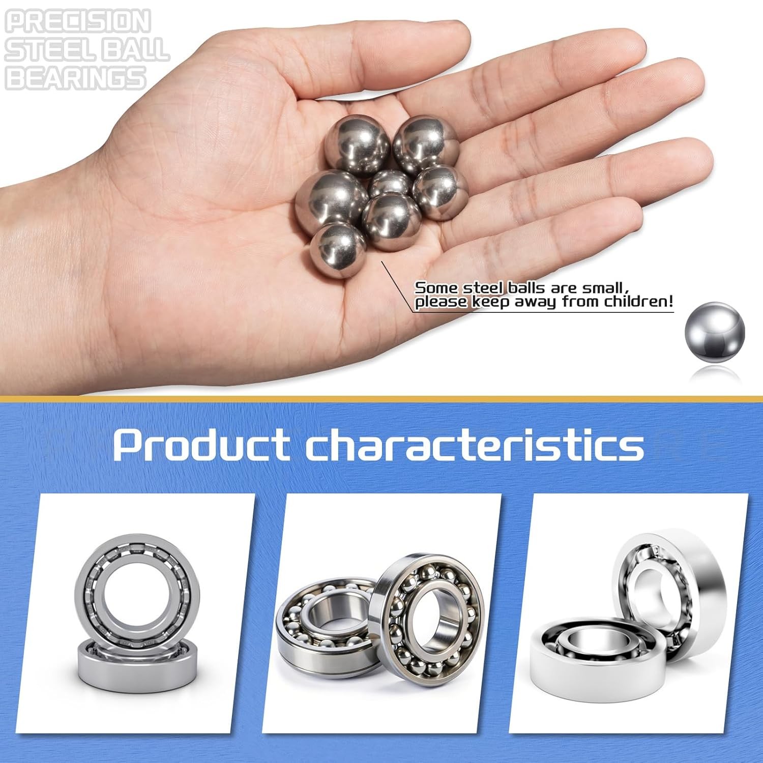 14Values 304 Stainless Steel Precision Balls Kit 1mm 2mm 2.5mm 3mm 3.5mm 4mm 4.5