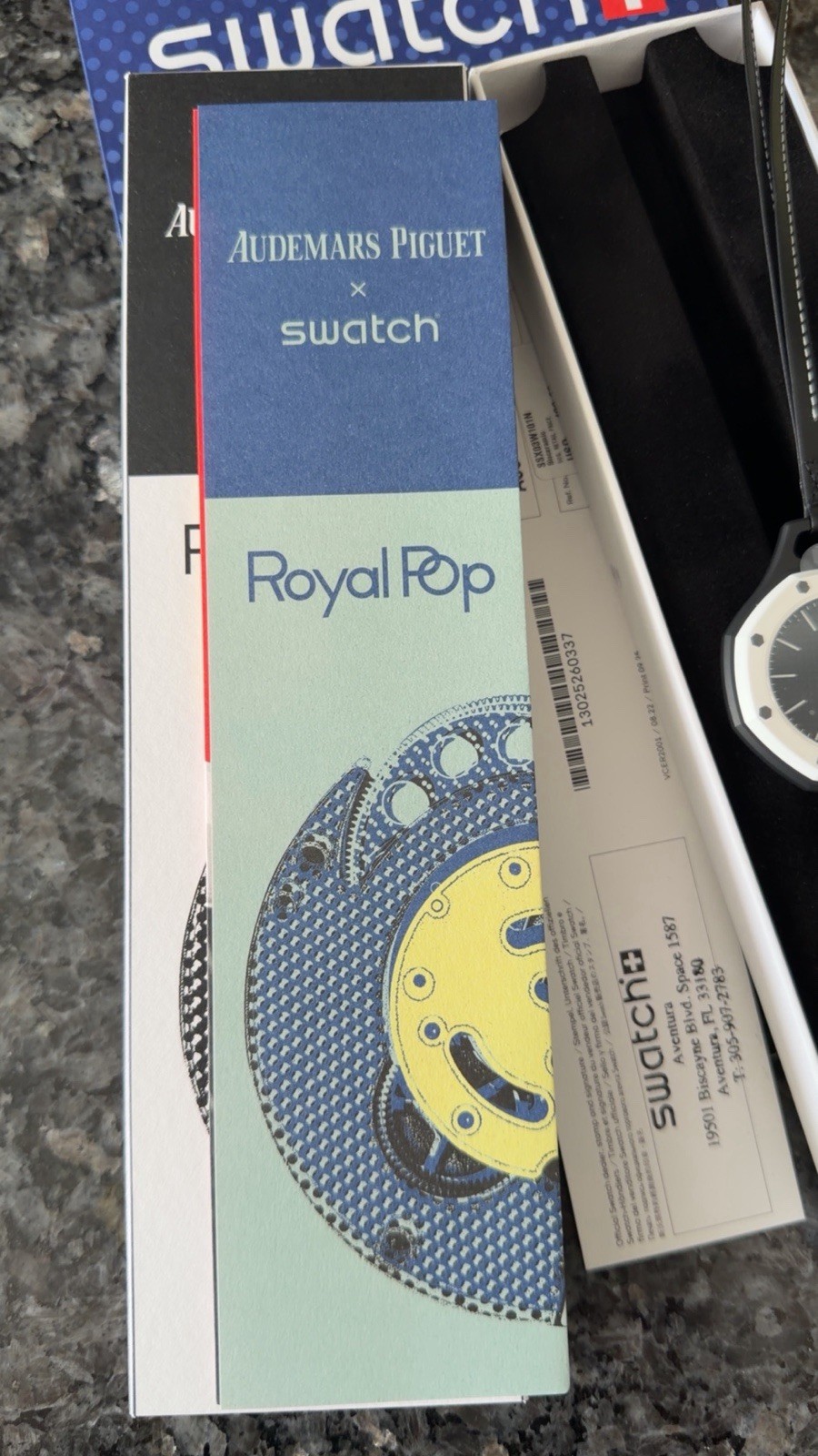 Swatch x AP Audemars Piguet Royal Pop Ocho Negro