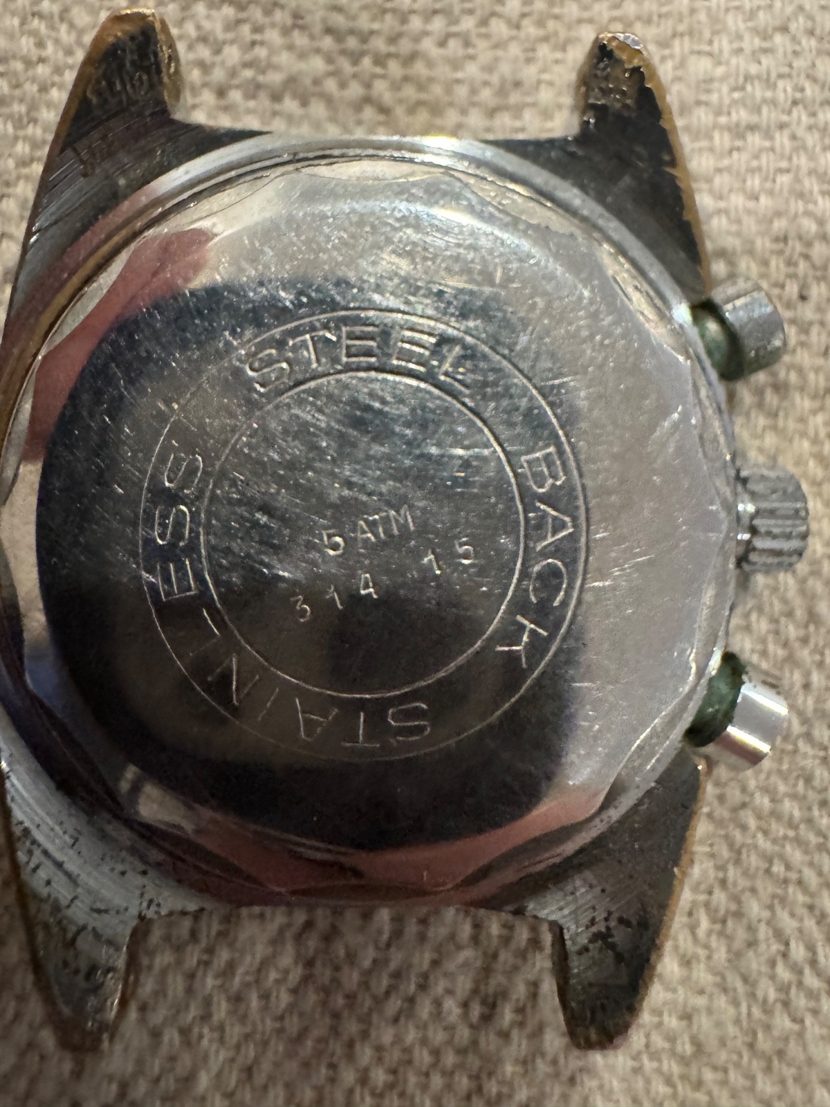 Vintage Clebar Chronograph Watch with Date
