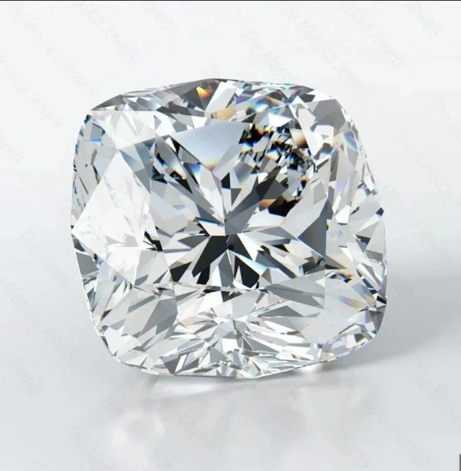 2.00 Ct Cushion Cut CVD Lab Created Diamond D/VVS2 Certified Natural Color