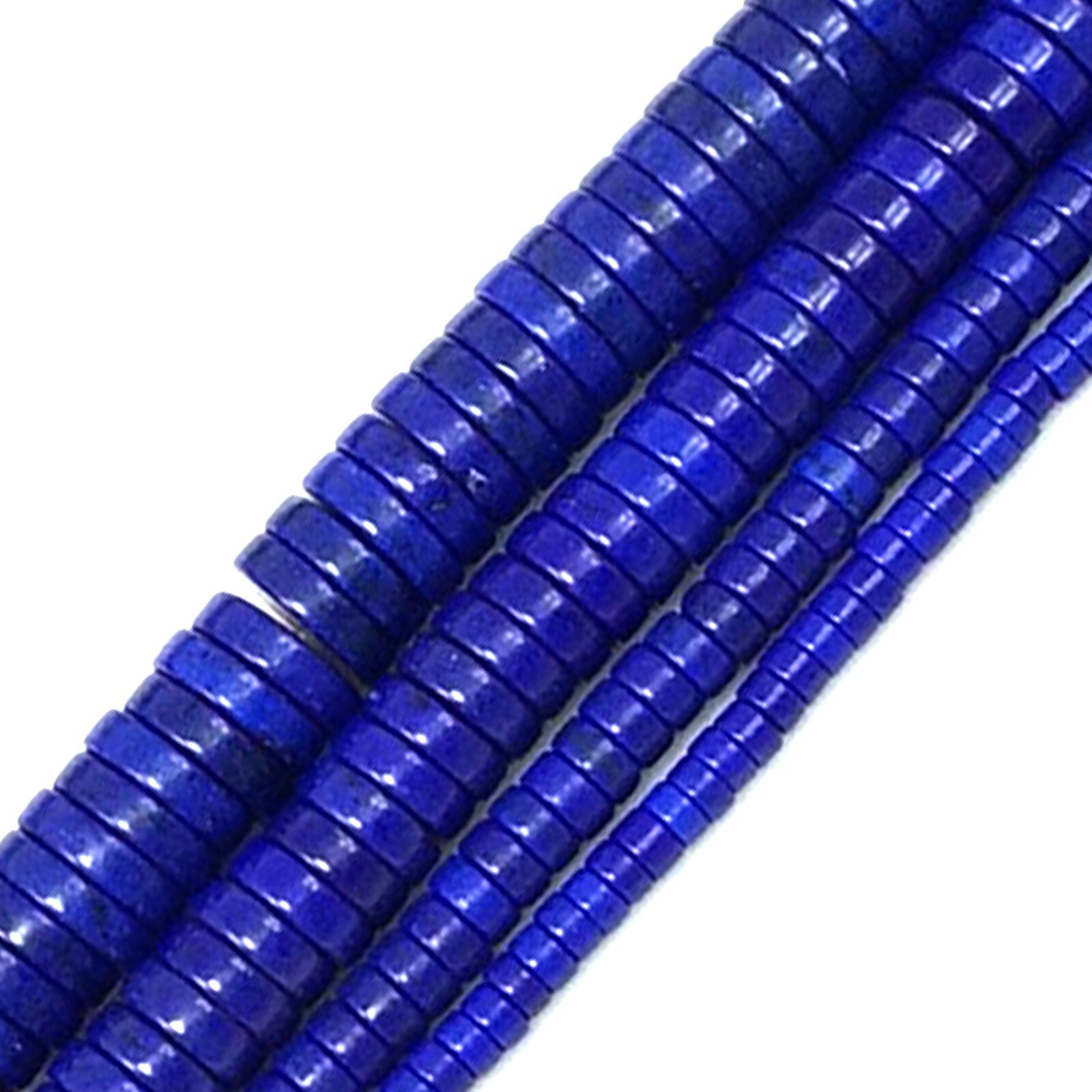 Navy Blue Howlite Turquoise Heishi Bead 15″ 4mm 6mm 8mm 10mm Rondelle