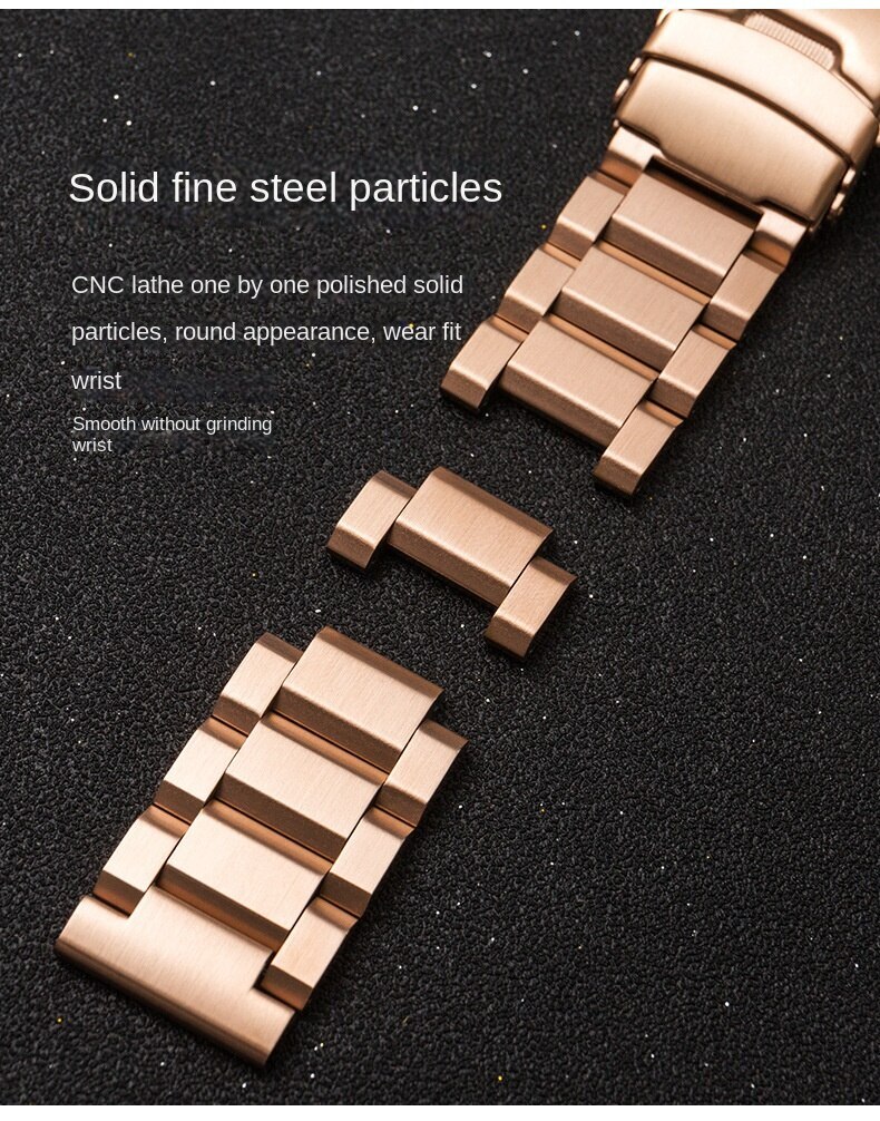 Premium Solid Stainless Steel Watch Band Strap Metal 18mm-25mm Unisex Universal