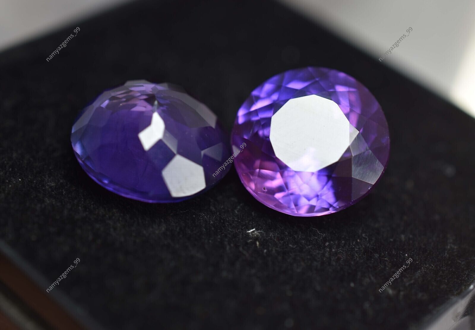 10 Ct Certified Loose Gemstone Extremely Rare Natural Purple Tanzanite Round Cut