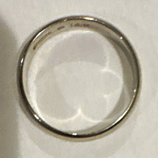 14k White Gold Wedding/Anniversary Band Ring Size 10 4.9 mm (3/16 in.) Unisex