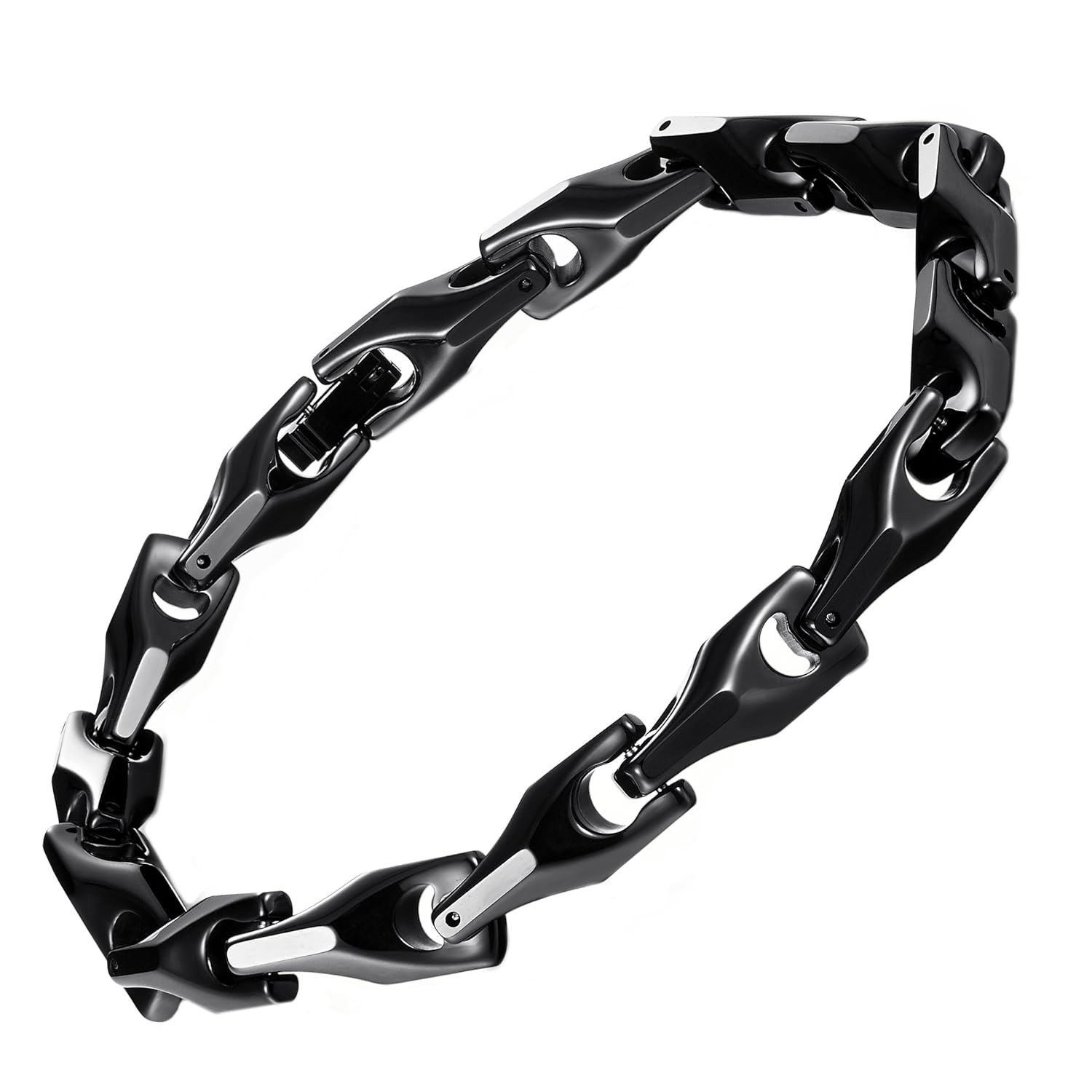 Men Tungsten Carbide Wheat Link Bracelet Men’s Tungsten Jewelry Chain Band