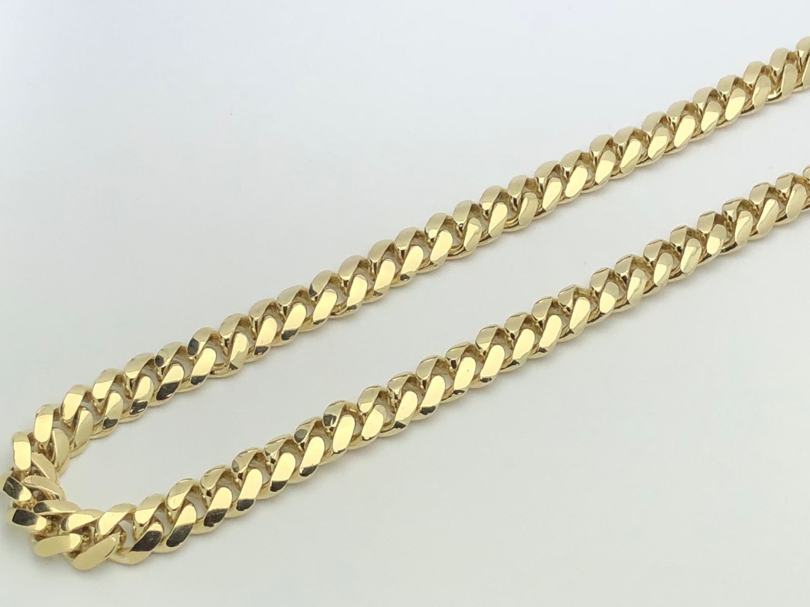 10k Yellow Gold Solid Heavy Miami Cuban Link Chain Necklace 24″ 7mm 229.9gram
