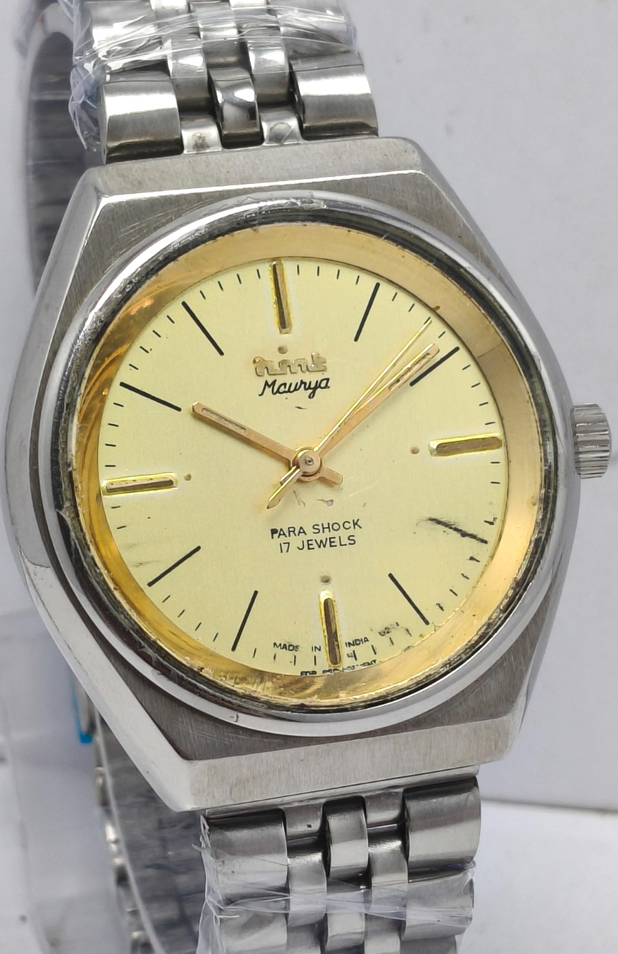 HMT Maurya 17J Winding Wrist Watch For Men’s In Working Condition