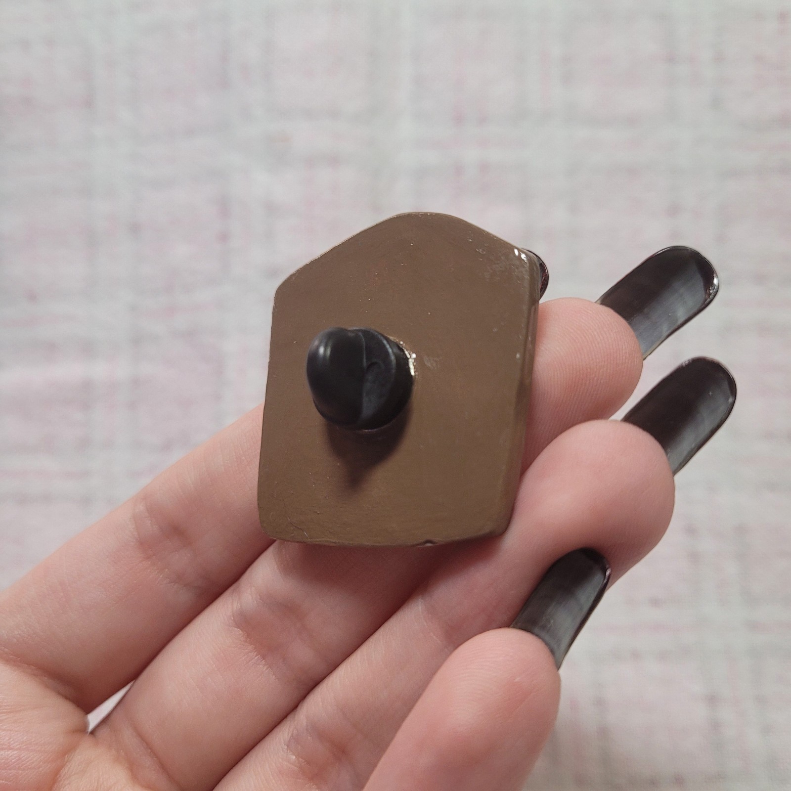 Handmade Art Polymer Clay Cake Pin Food Cute Handcrafted