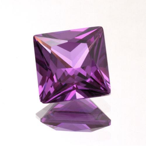 2.5mm – 15mm Alexandrite Color Lab Created Sapphire Princess/Square Shape