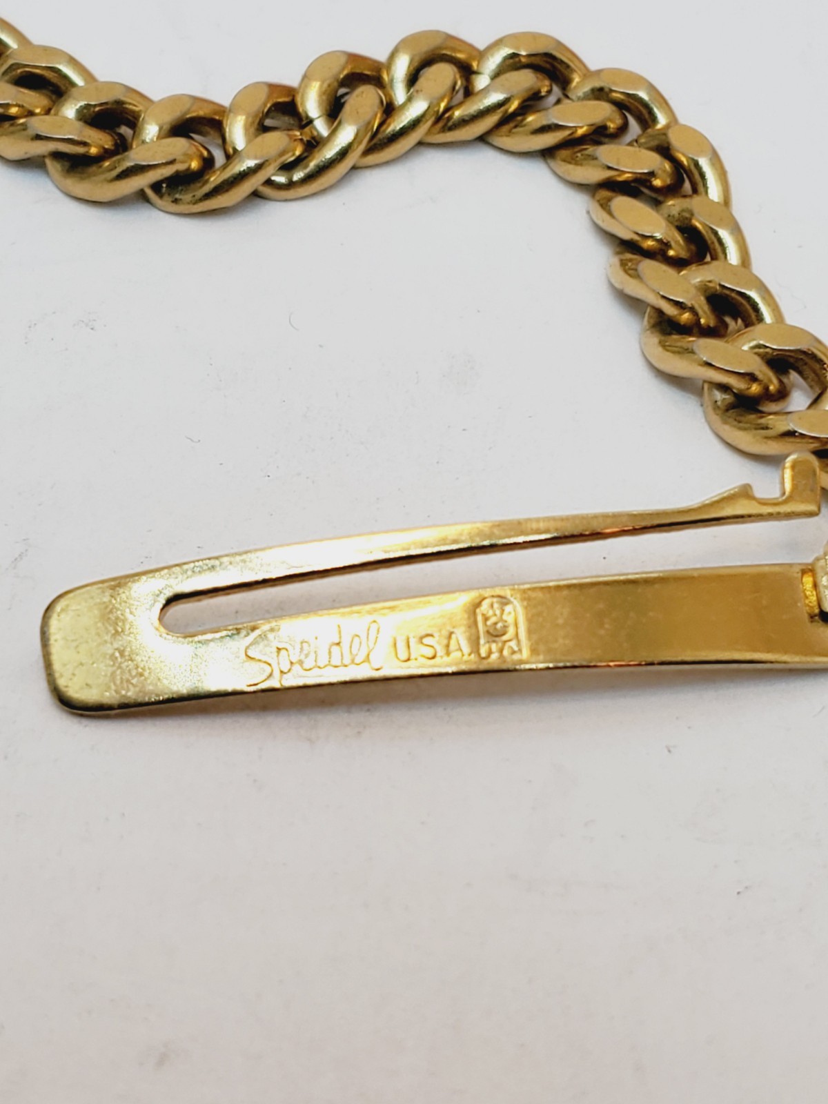 Vintage Spiedel ID Engravable Identity Bracelet Heavy Men’s Chain (76)
