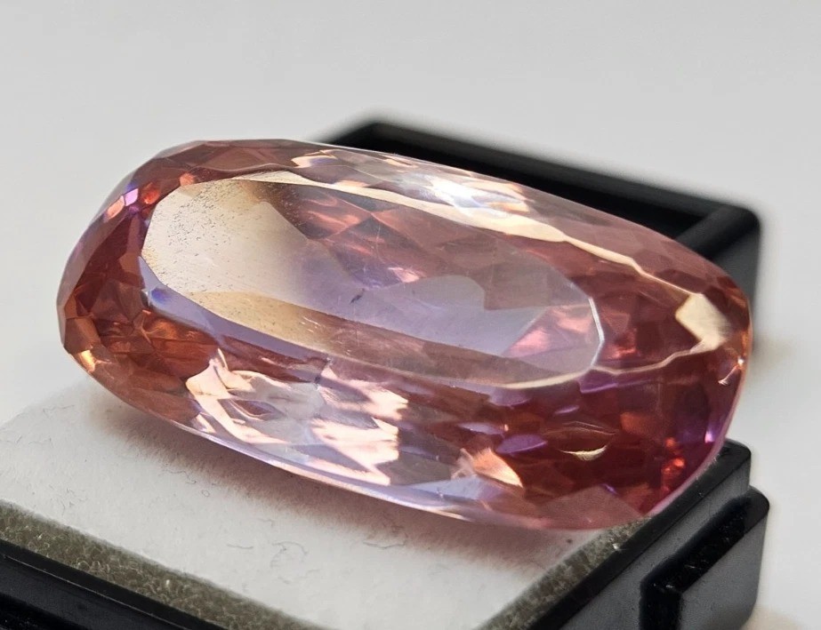Long Cushion 80+ Ct Metallic Colour Zircon CERTIFIED Loose Gemstone