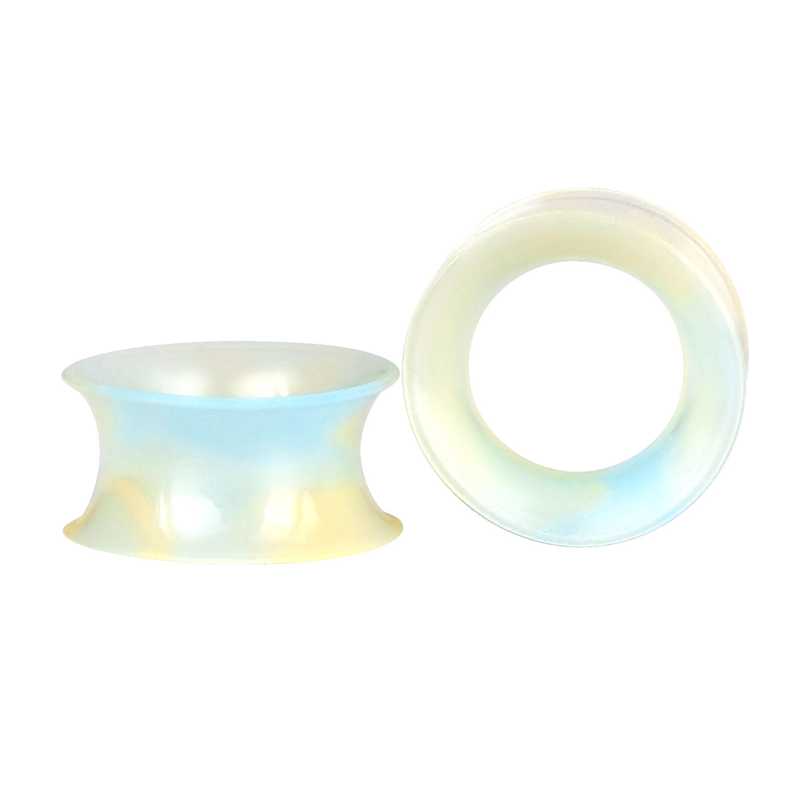 2PCS Soft Silicone Ear Flesh Tunnels Ear Gauges Plugs Earskins Expander 2g-3/4″