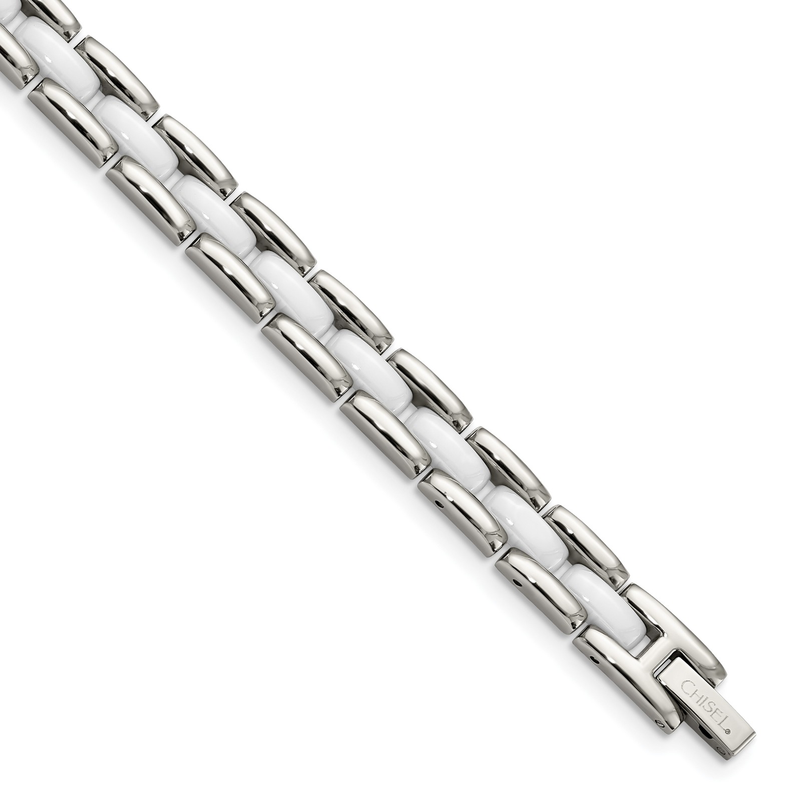 with packaging Chisel Stainless Steel Polished with White Ceramic 8 inch G1N