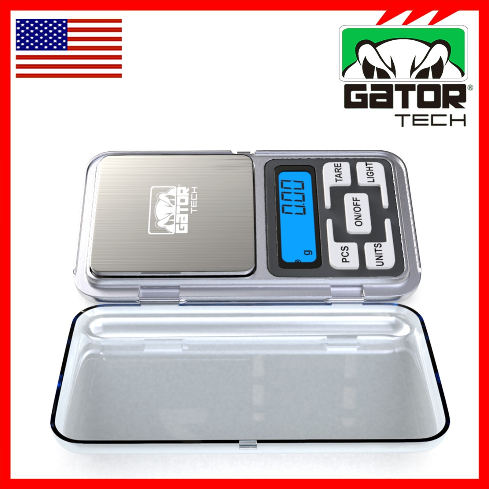 Digital Mini Pocket Scale Portable Jewelry Balance Gram Oz Herb Gold 500g x 0.1g