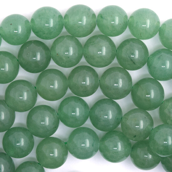 Natural Green Aventurine Round Beads Gemstone 15″ Strand 4mm 6mm 8mm 10mm 12mm