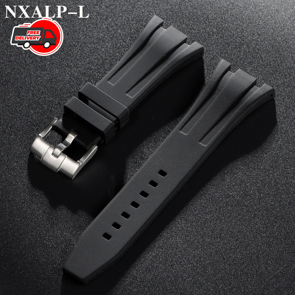 26mm 27mm 28mm 30mm Rubber Silicone Watch Band Strap for AP Royal Oak Offshore G