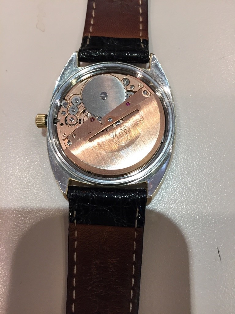 Omega Constellation Day/Date Gold Dial Vintage Watch