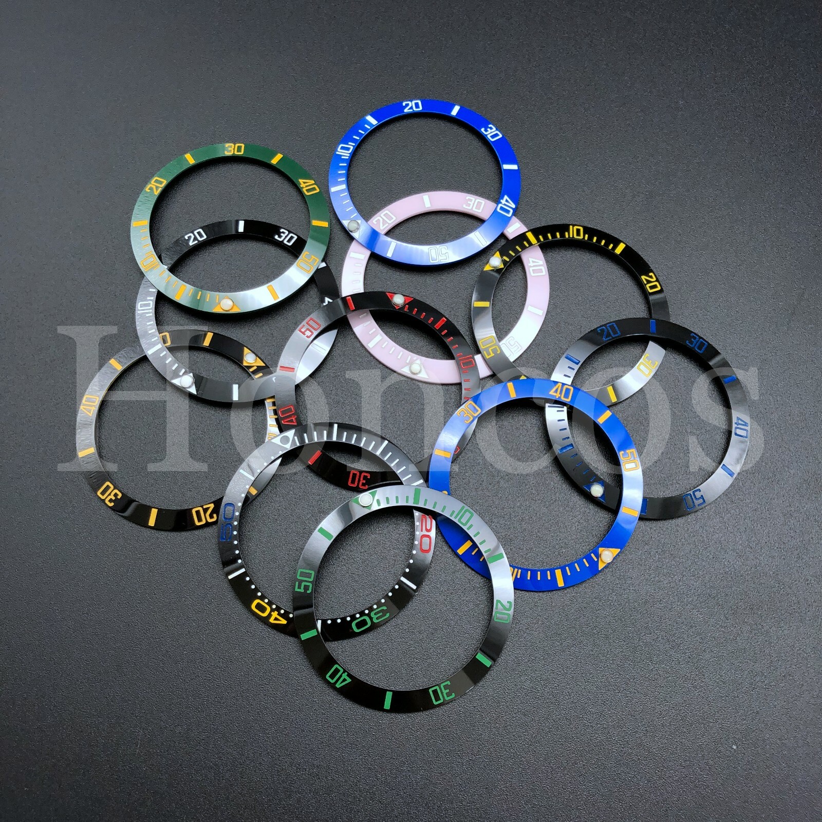 Ceramic Bezel Insert to fits for Seiko SKX007/009 Watches MODS Watch 38MM