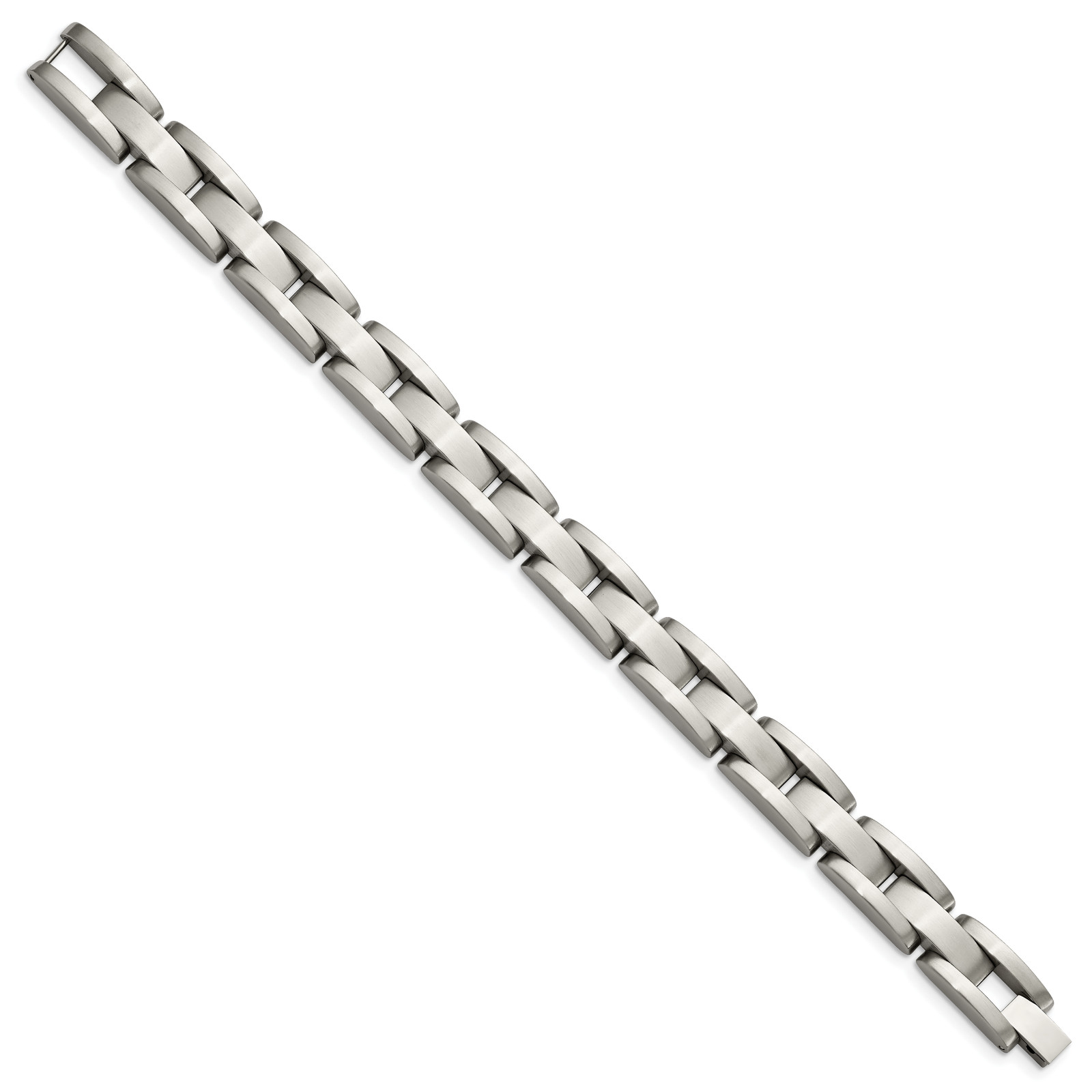Chisel Stainless Steel Brushed 8 inch Link Bracelet SRB118