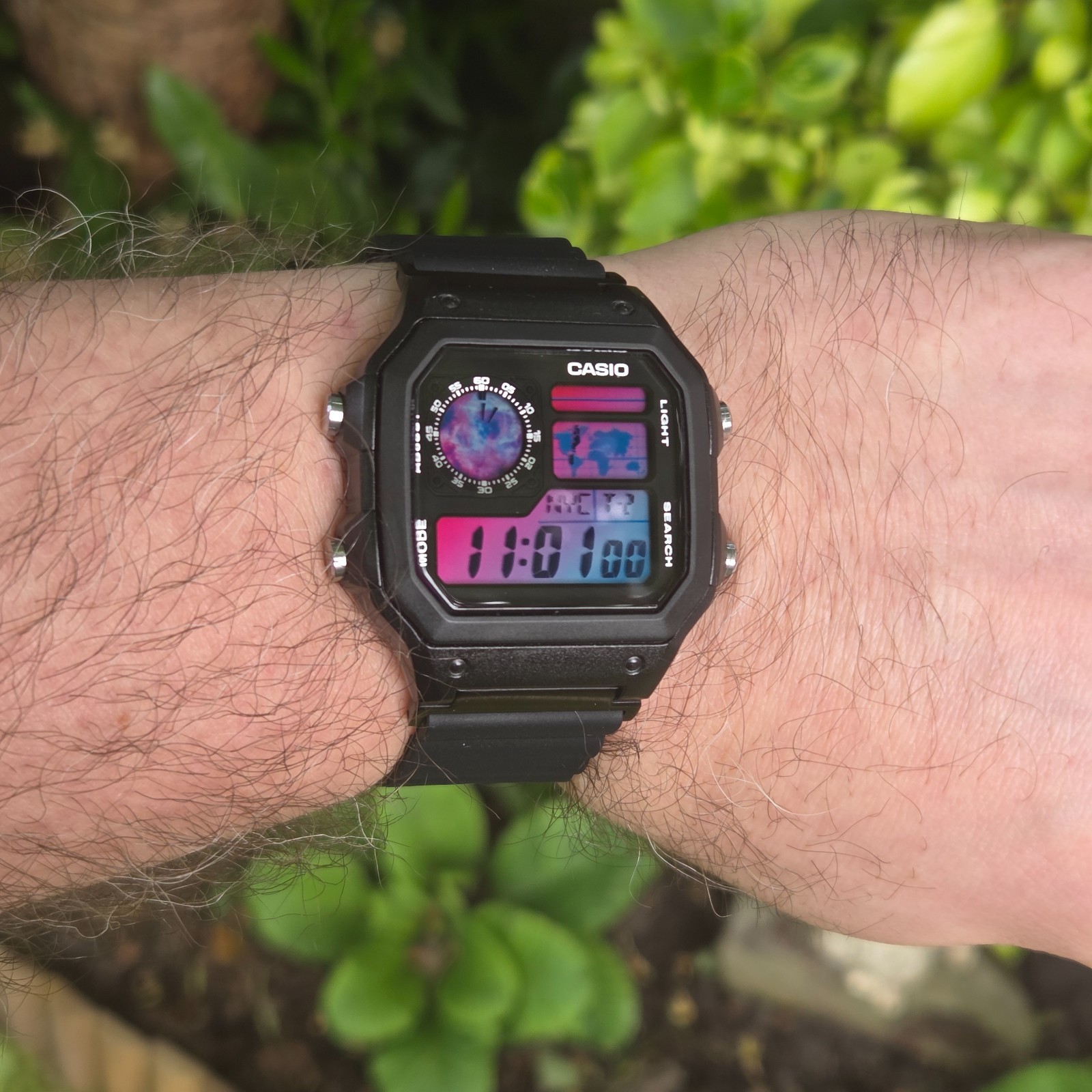 New Casio Royale AE1200 Mod – Event Horizon. Nebula Gradient. Hydromod.
