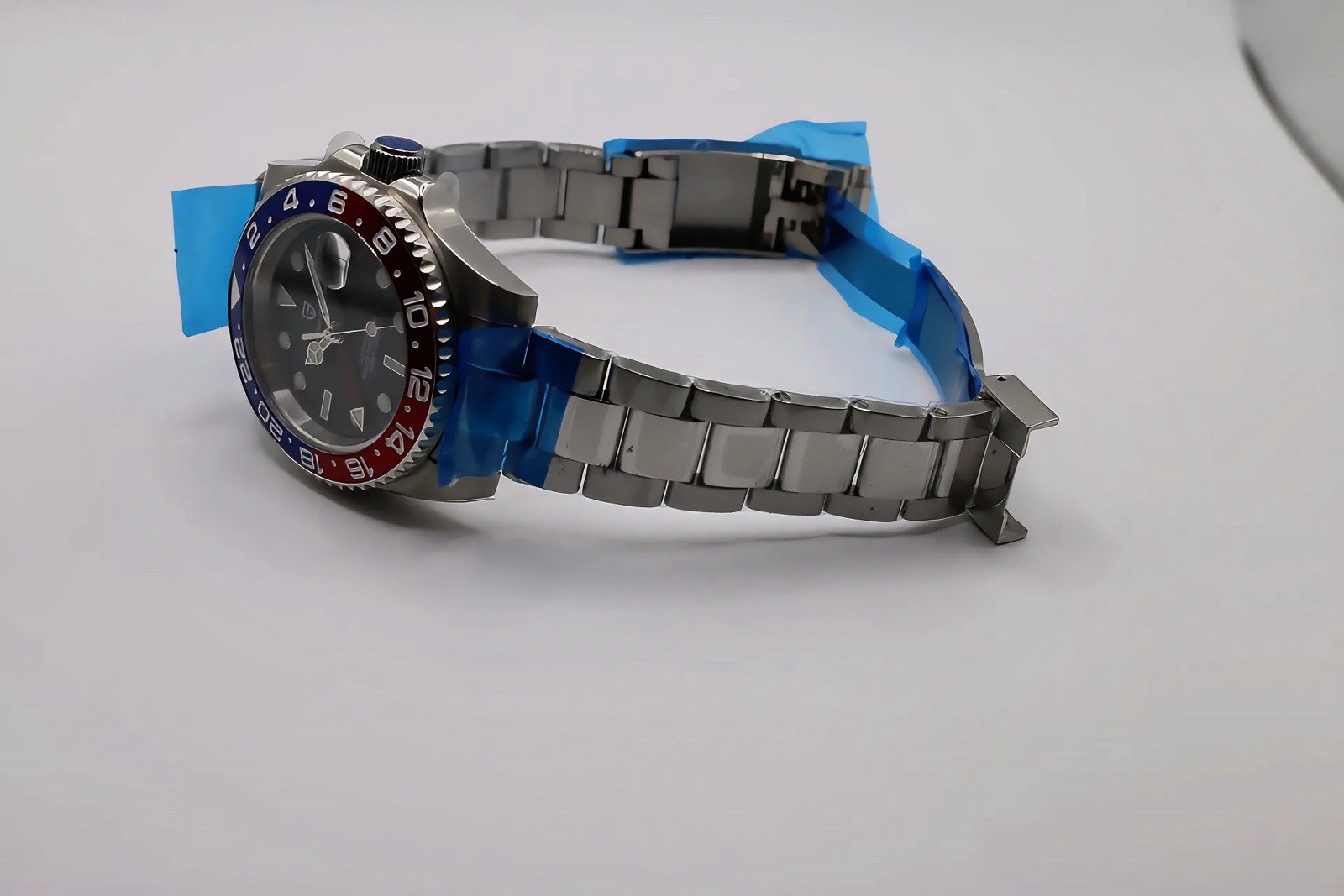 Fast Shipping! Men’s Pagani Design 40mm Pepsi Oyster GMT Watch.