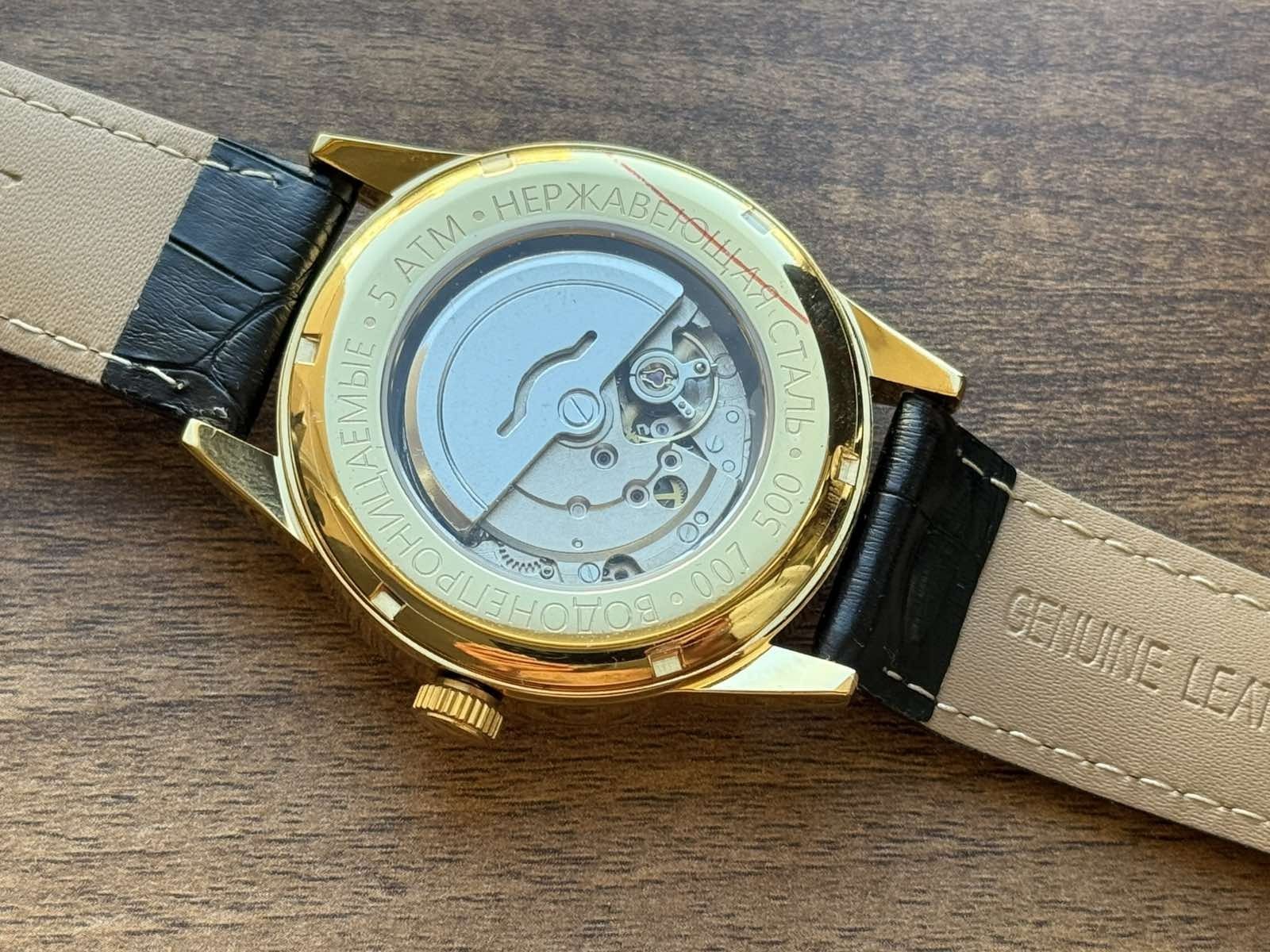 Raketa Watch 24h Mechanical Antarctica Russian Day Men’s Soviet Rare USSR Golden