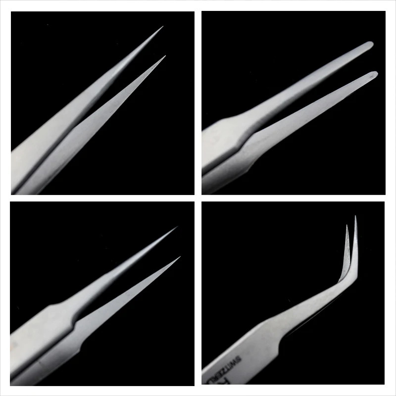 Titanium Alloy Precision Tweezers 0.15mm Fine Tip Phone PCB Repair Tool