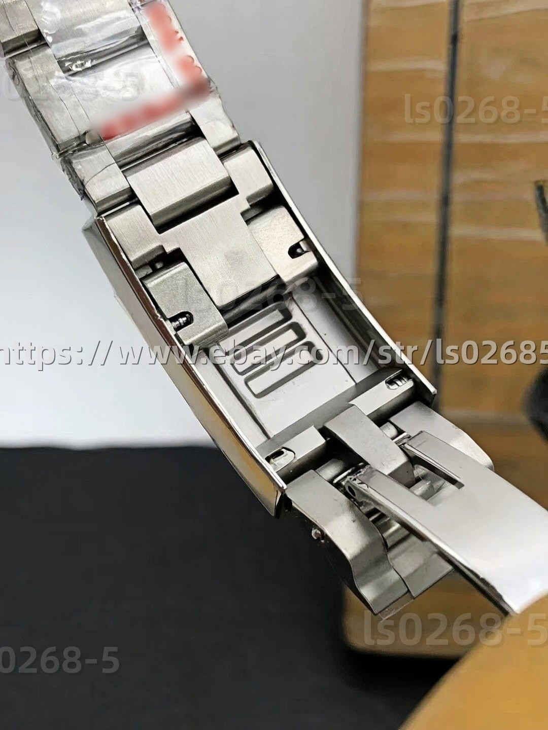 DIY SET for3235 3130 3135 watch case + dial + hands + Strap sapphire 41mm