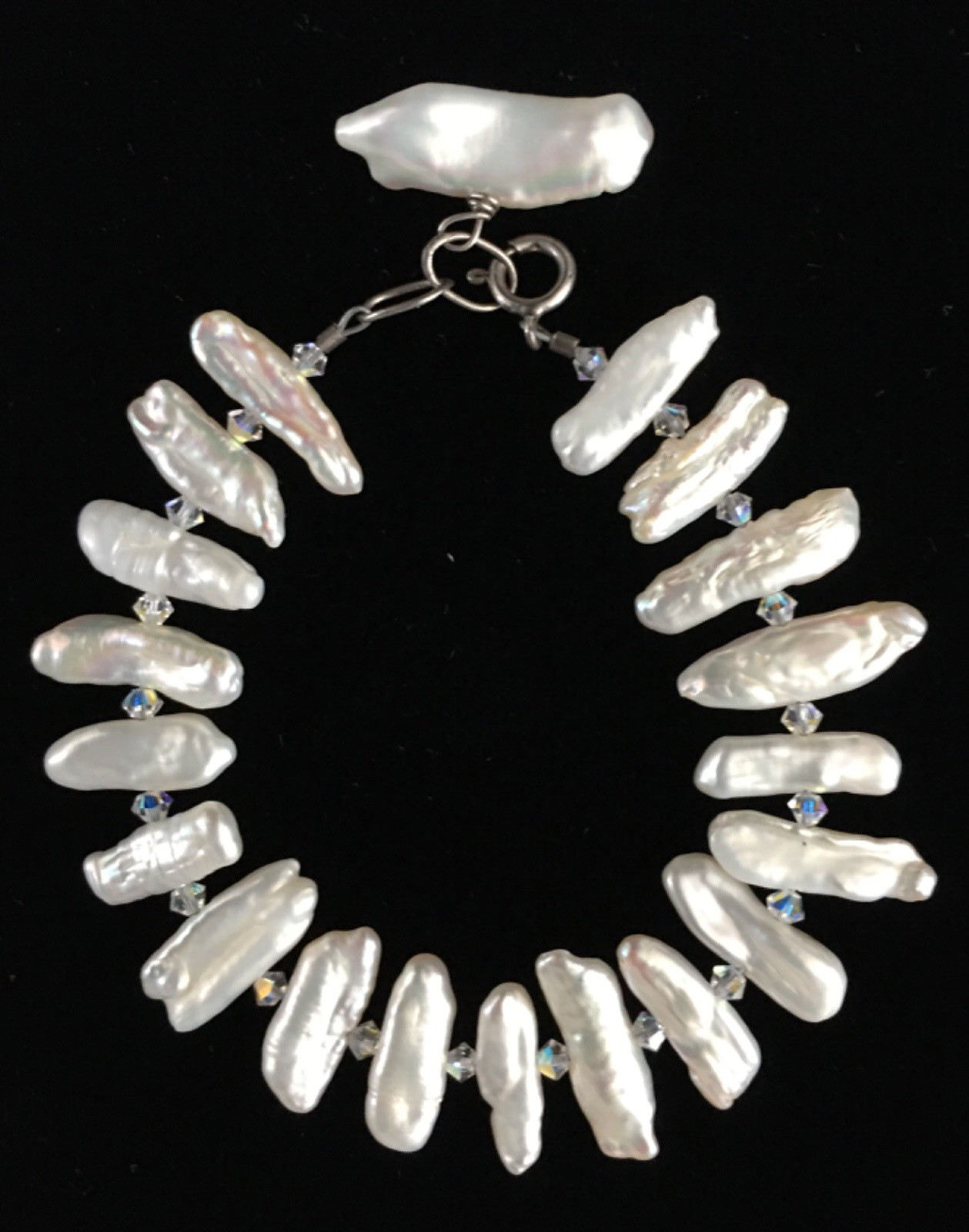 Biwi Baroque Stick Freshwater Pearl Bracelet Adjustable