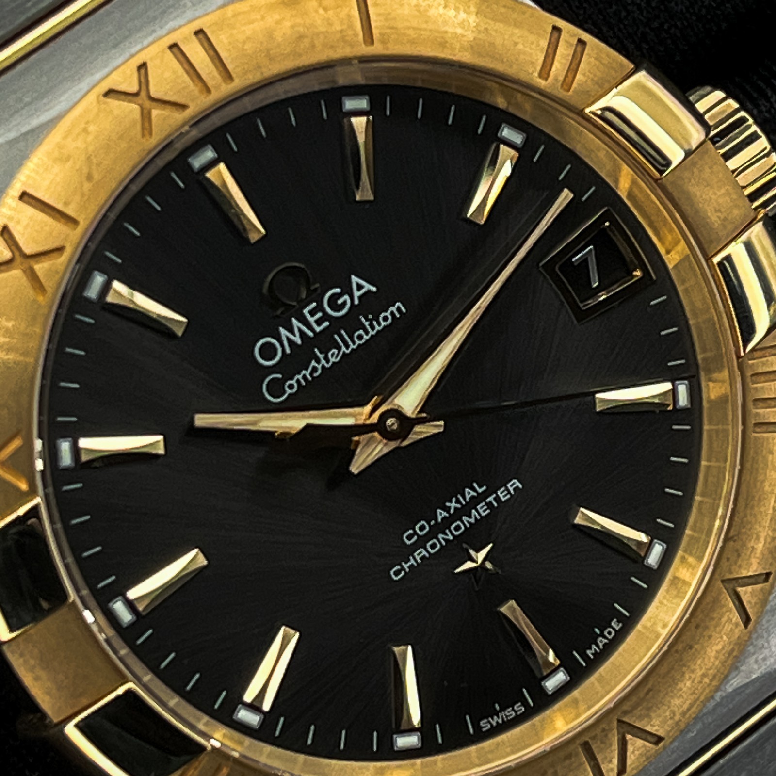Omega Constellation Grey Dial Two-Tone Bracelet – 38MM -REF 123.20.38.21.06.001