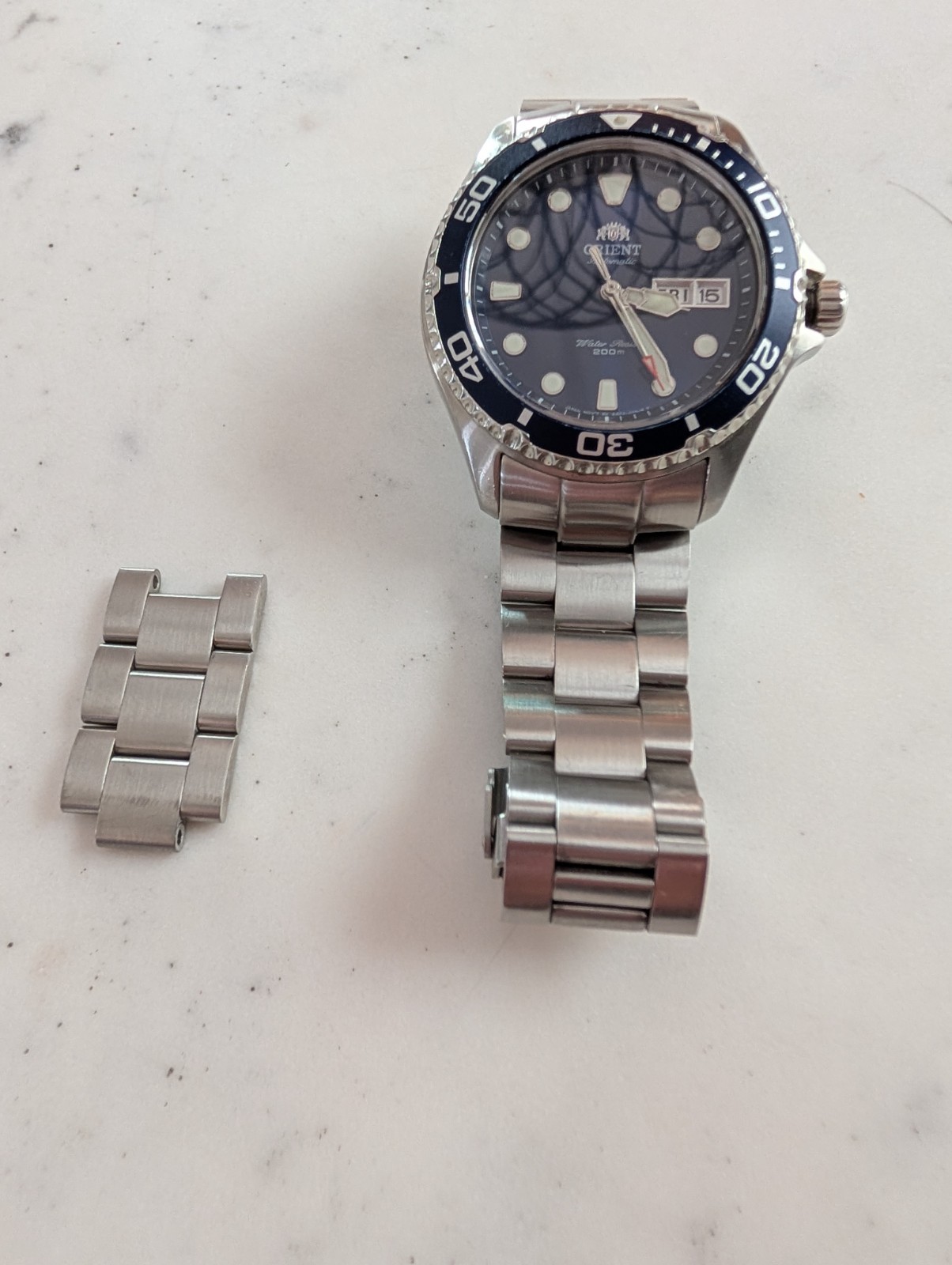 Orient Ray II Men’s Automatic Dive Watch Blue Dial